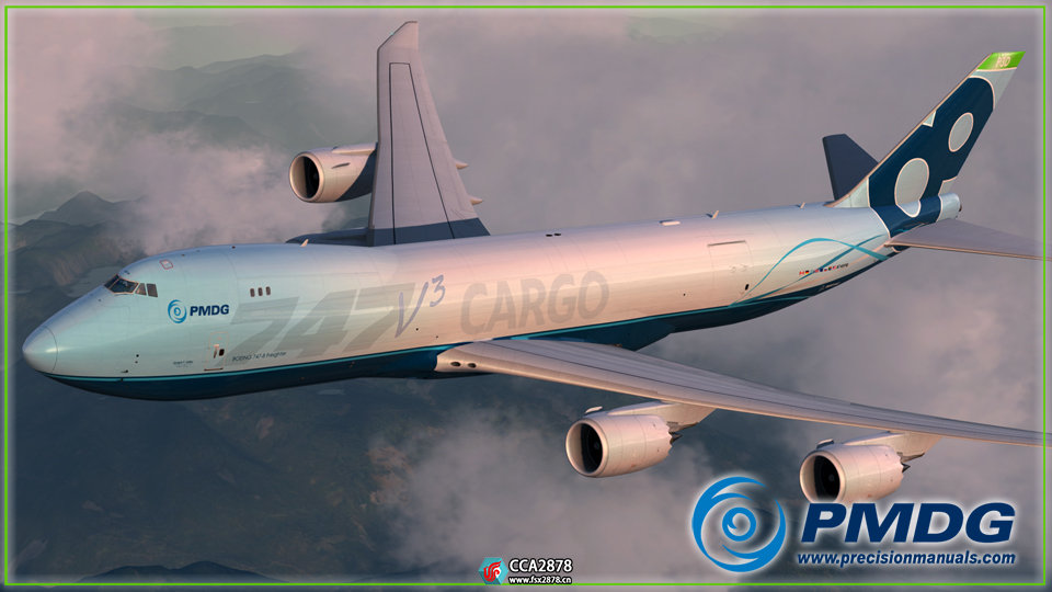 PMDG Boeing 波音747-8 附和谐补丁 EFB完美可用 